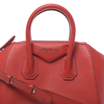 Givenchy Sugar Goatskin Mini Antigona Medium Red 10 of 10