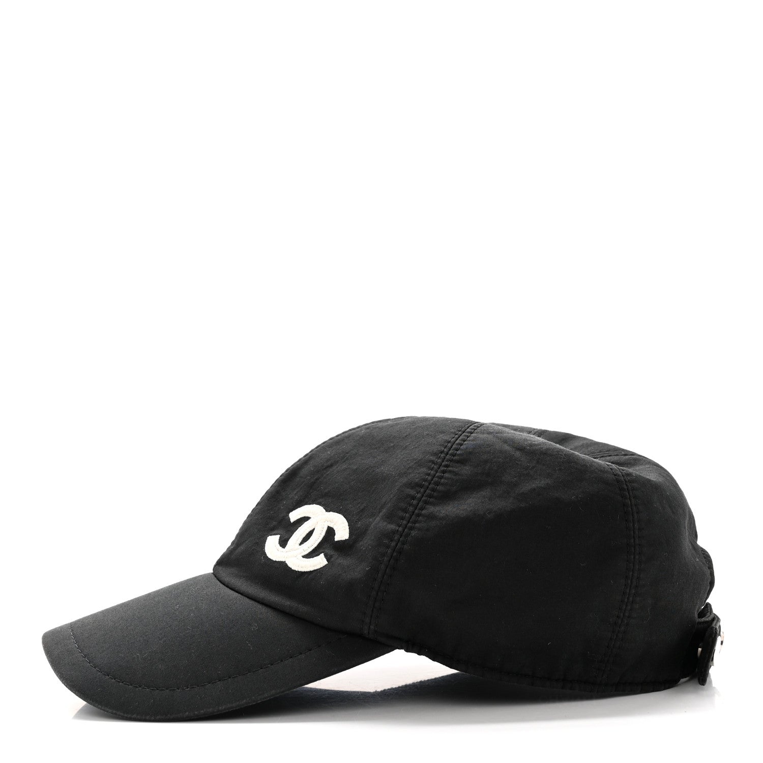 Chanel Cotton CC Cap Hat Black 4 of 13