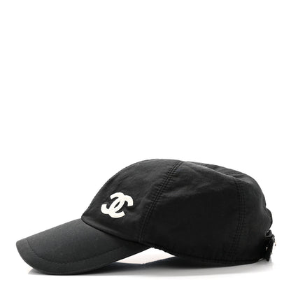 Chanel Cotton CC Cap Hat Black 4 of 13