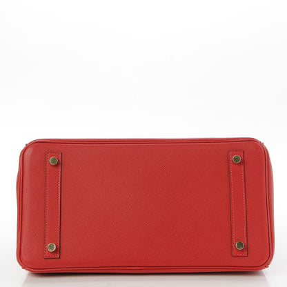 Hermes Epsom Birkin 30 Rouge Casaque 5 of 35
