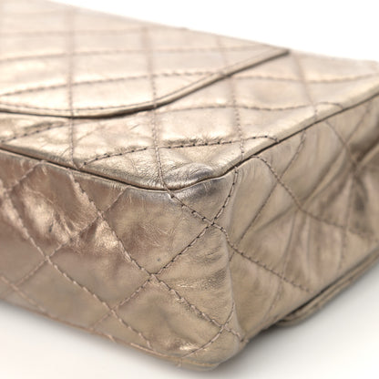 Chanel Metallic Aged Calfskin Quilted 2.55 Reissue 227 Flap Gold 11 of 14