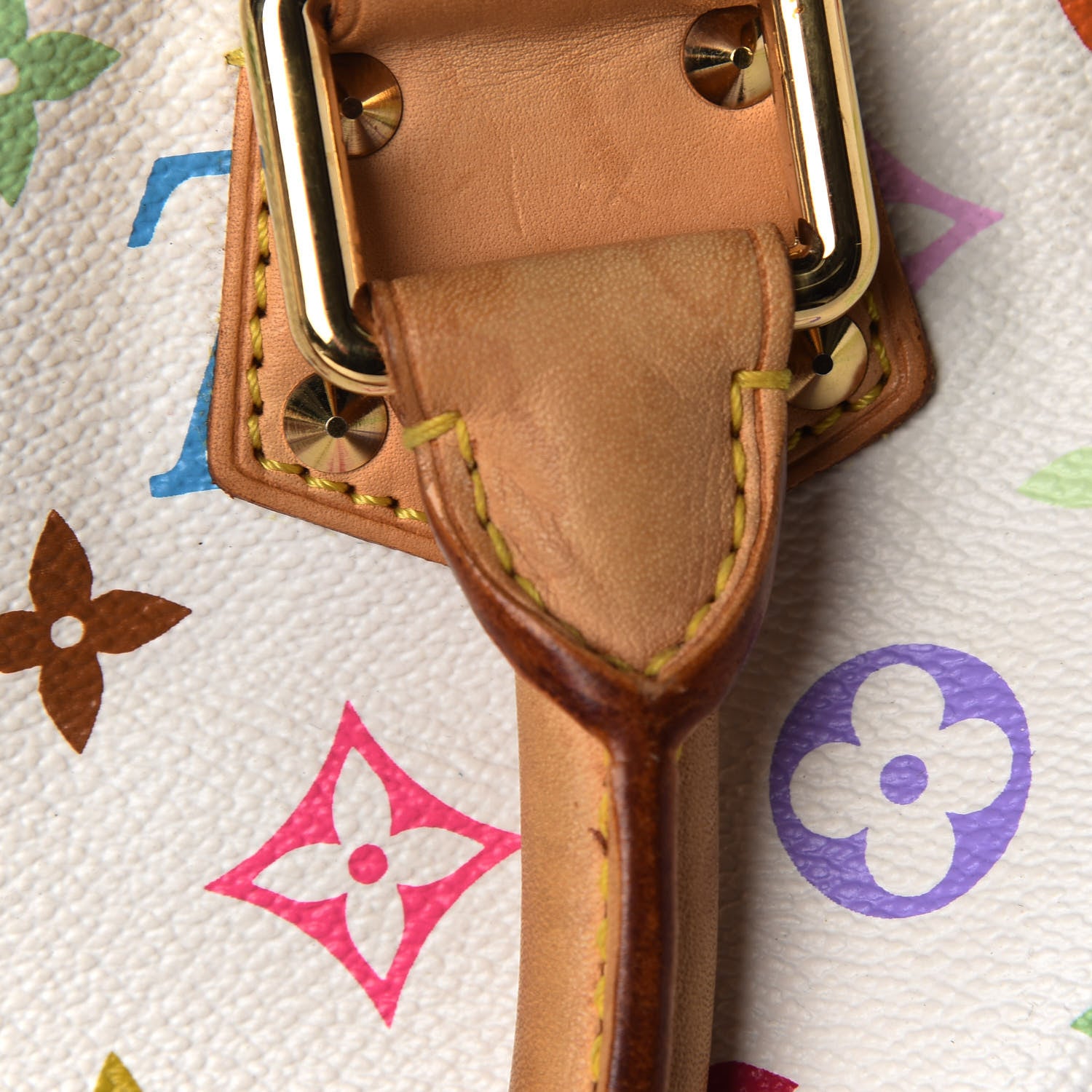 Louis Vuitton Monogram Multicolor Speedy 30 White 17 of 18