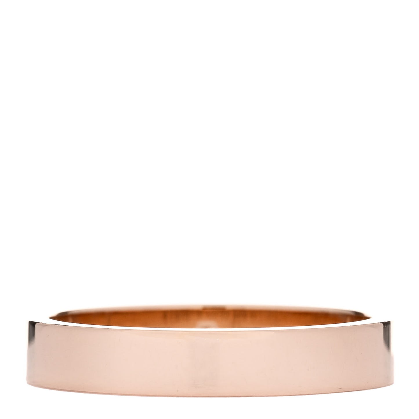 18K Pink Gold Diamond 4mm C De Cartier Wedding Band Ring 62 10