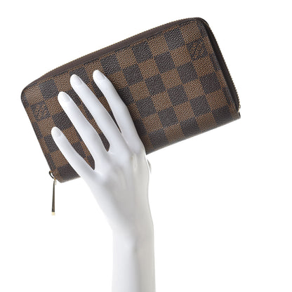 Louis Vuitton Damier Ebene Zippy Wallet 2 of 11