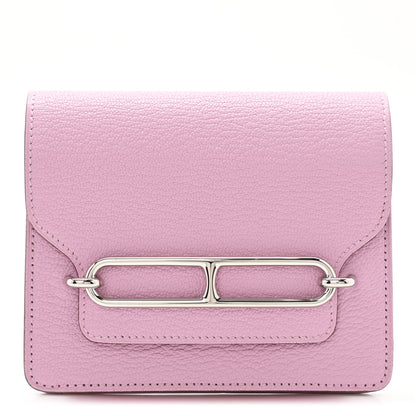 Hermes Chevre Mysore Roulis Slim Wallet Mauve Sylvestre 1 of 9