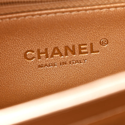Chanel Metallic Lambskin Quilted Small Trendy CC Flap Dual Handle Bag Gold 7 of 11