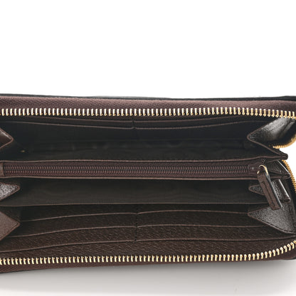 Gucci GG Supreme Monogram Web Ophidia Zip Around Wallet Brown 5 of 7