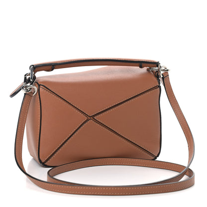Loewe Calfskin Mini Puzzle Bag Tan 3 of 9