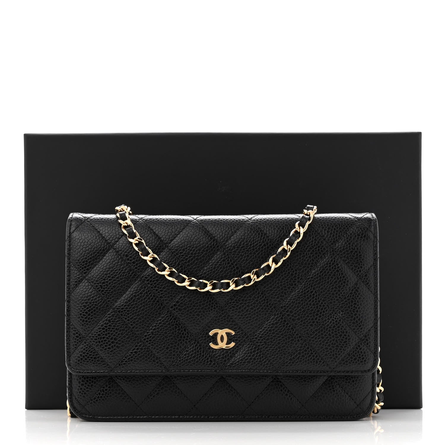 Chanel Caviar Quilted Wallet on Chain WOC Black 13 of 13