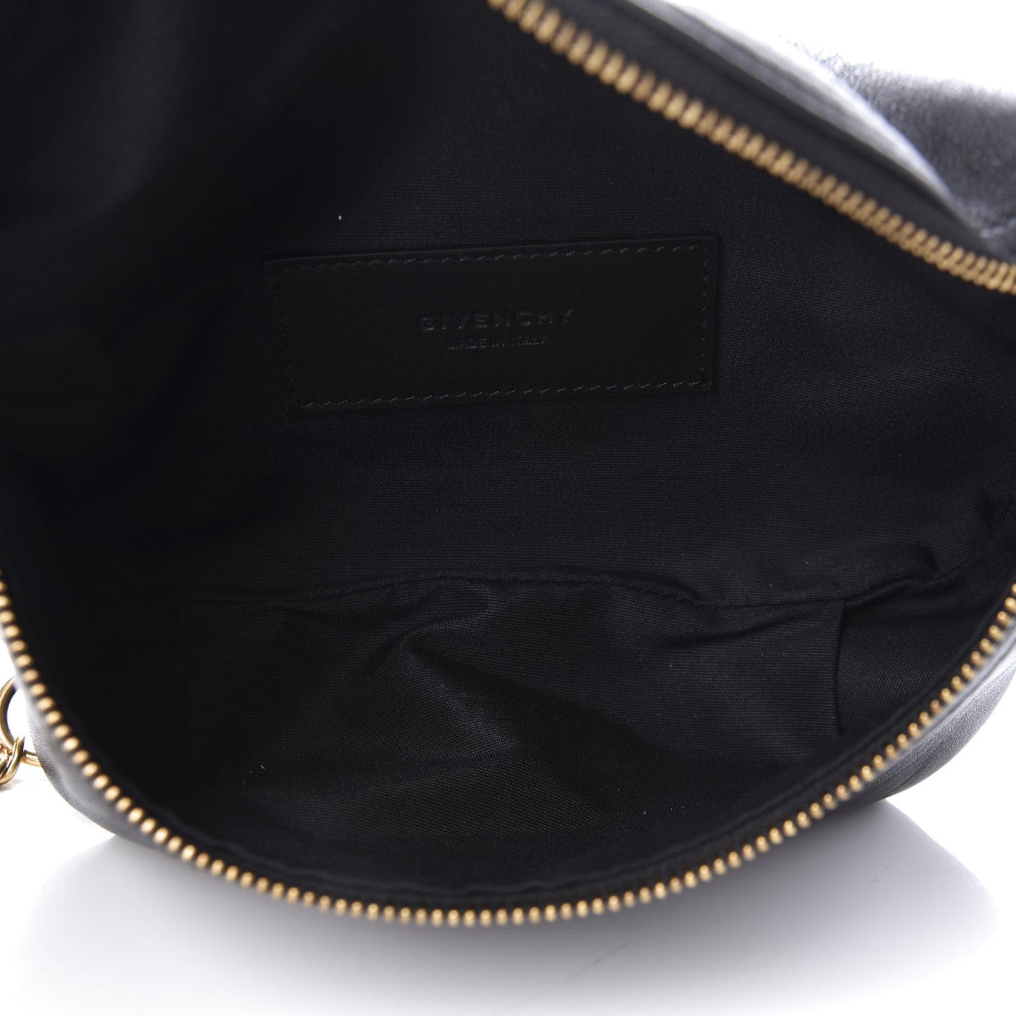 Calfskin Whip Belt Bag Black