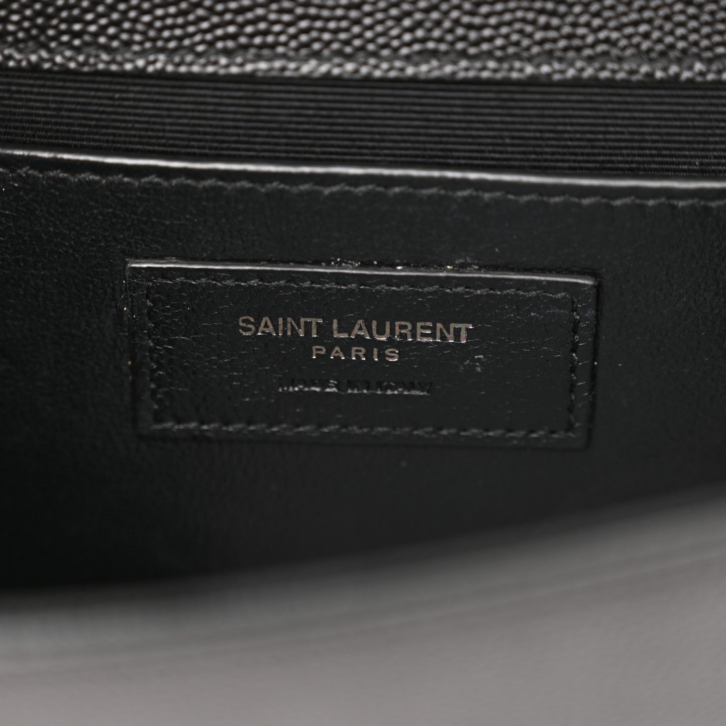 Grain De Poudre Small Monogram Monochrome Kate Satchel Black