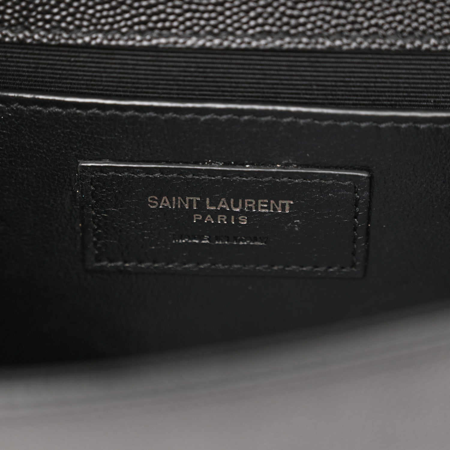 Saint Laurent Grain De Poudre Small Monogram Monochrome Kate Satchel Black 6 of 10