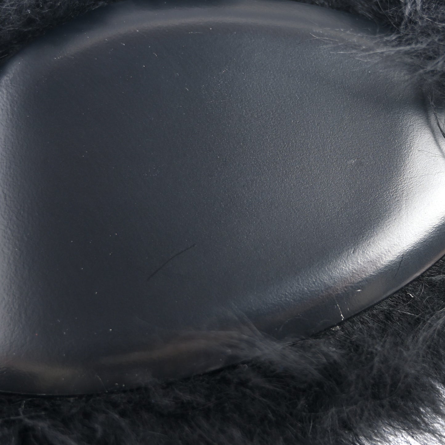 Fur Ankle Boots 37 Black