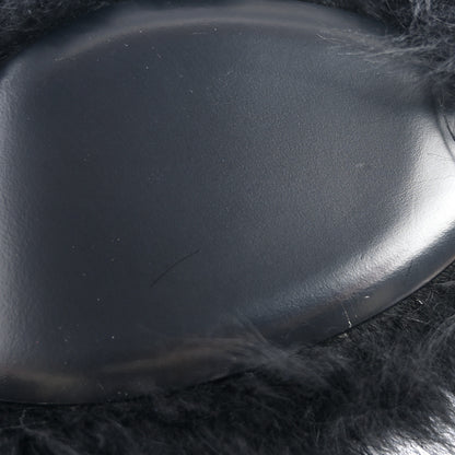 Chanel Fur Ankle Boots 37 Black 11 of 11