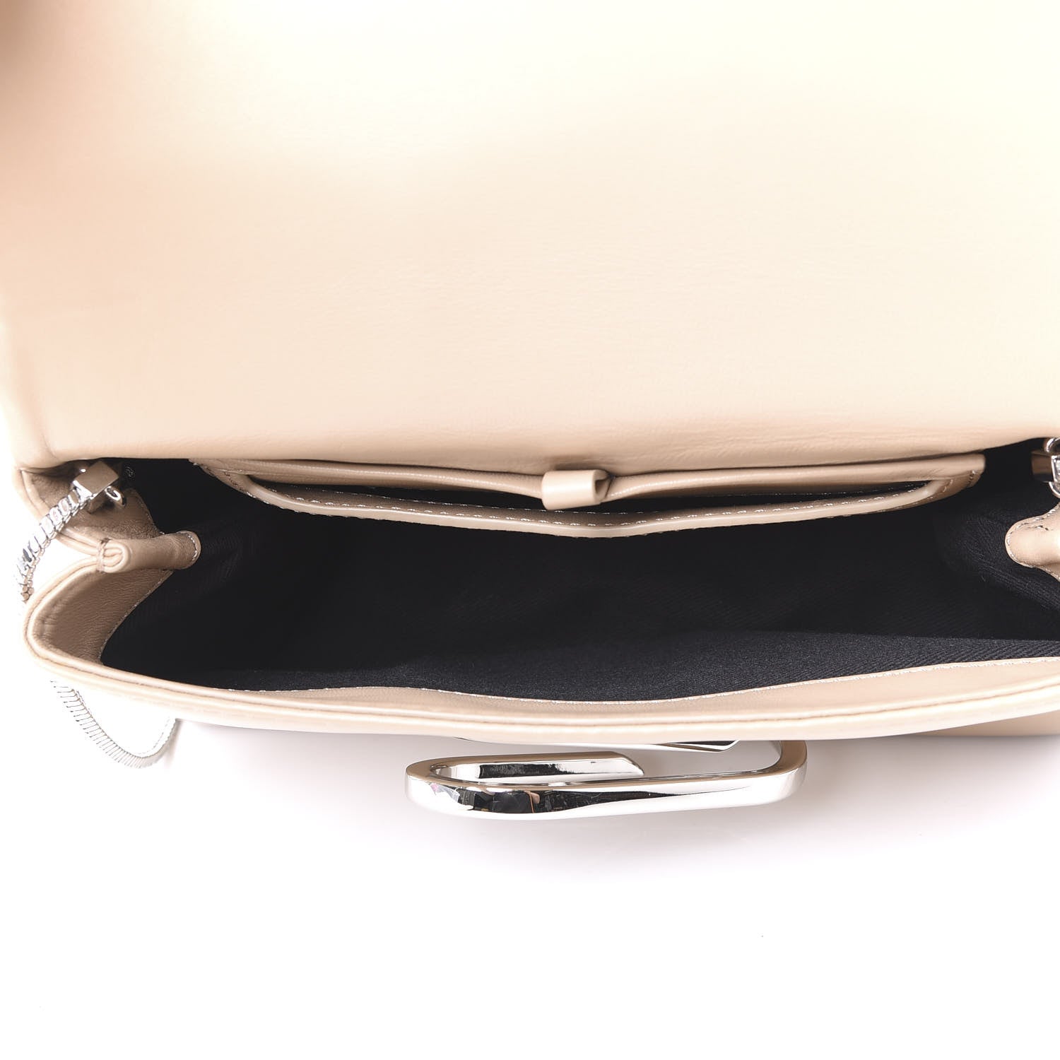 3.1 Phillip Lim 3.1 Calfskin Alix Soft Flap Clutch Fawn 4 of 12