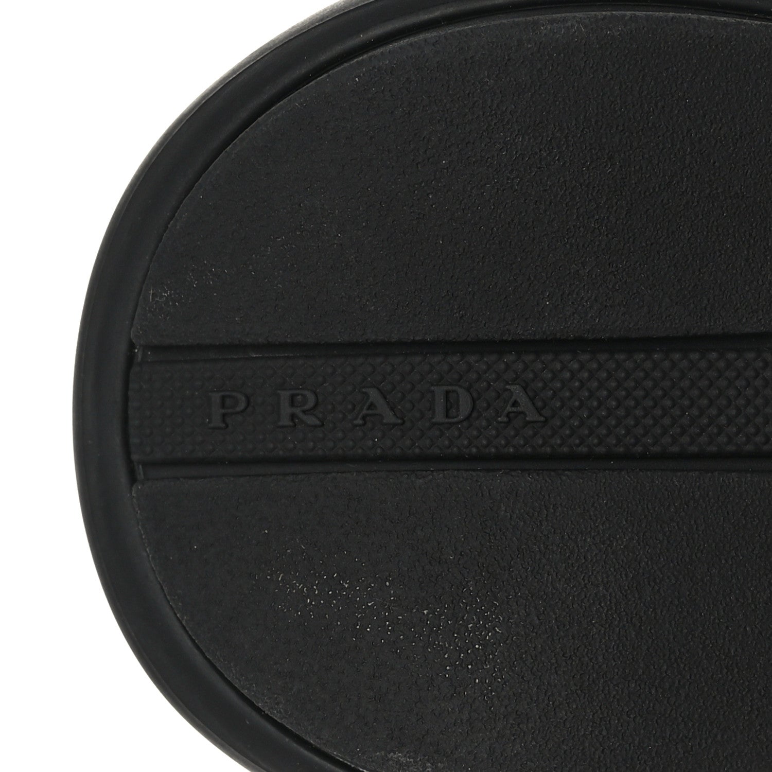 Prada Technical Stretch Fabric Triangle Logo Square Toe 40mm Sneakers 36 Black 7 of 7