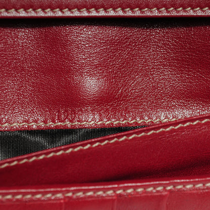 Gucci Monogram Lizard GG Trophy Continental Wallet Red 9 of 9