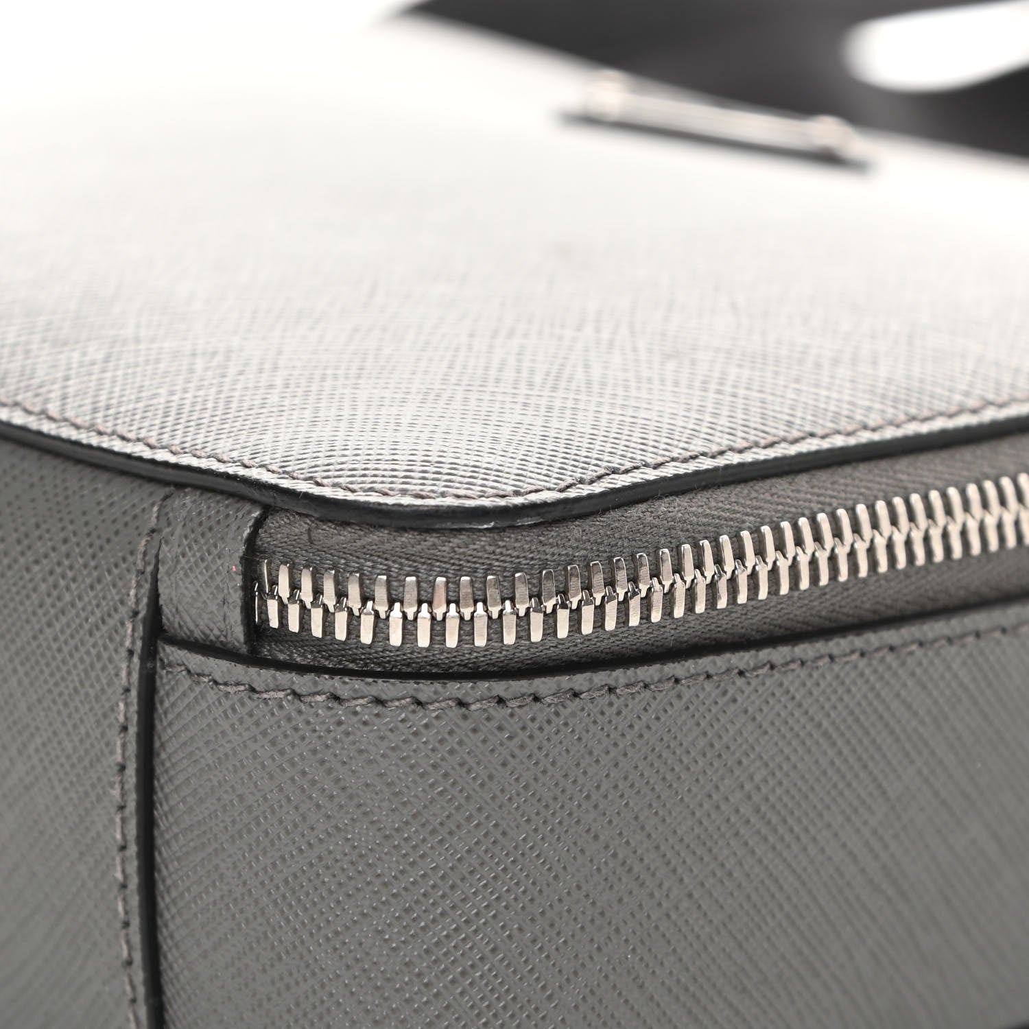Prada Saffiano Travel Medium Brique Crossbody Bag Marmo 12 of 12