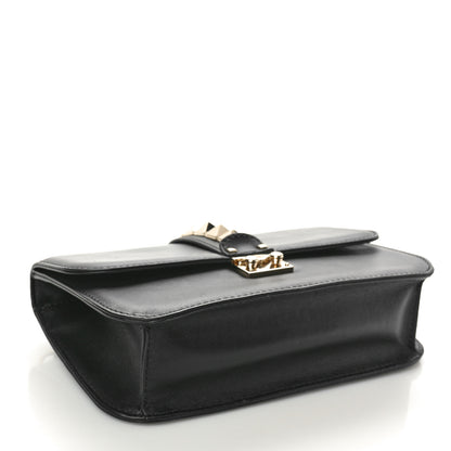 Valentino Garavani Vitello Medium Glam Lock Rockstud Flap Black 4 of 11