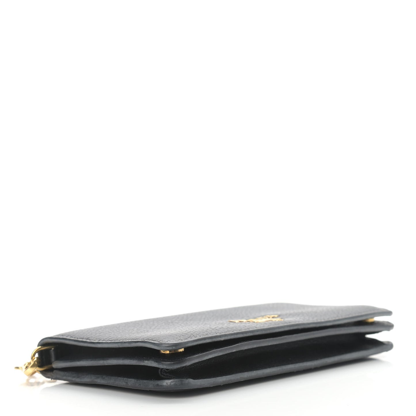 Vitello Daino Mini Crossbody Bag Black