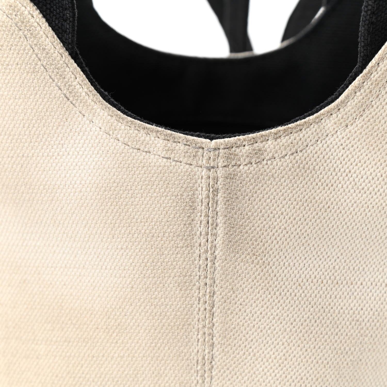 Balenciaga Cotton Canvas Calfskin New Wave Tote XS Natural Black 13 of 14