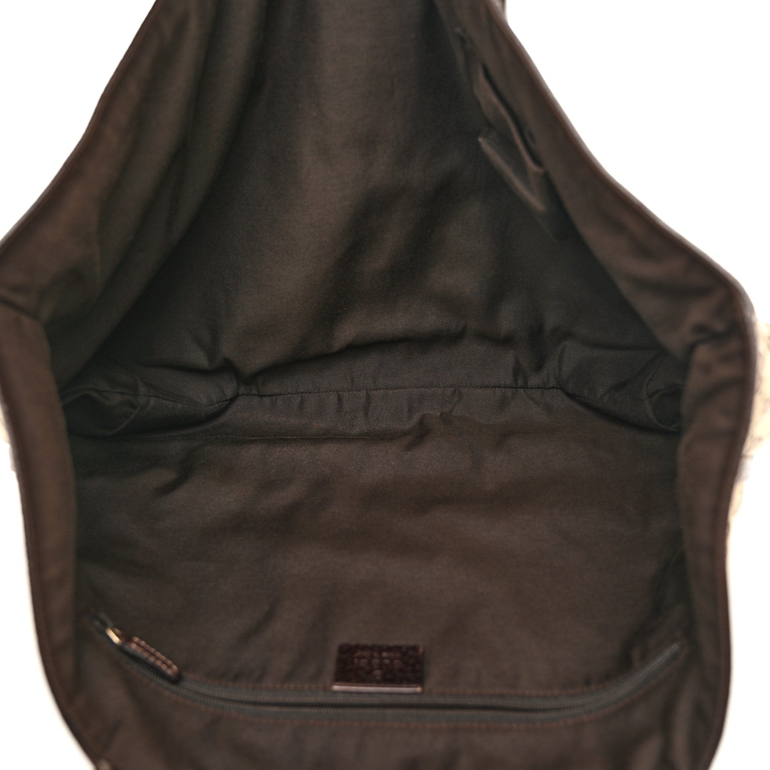Gucci Monogram Large Abbey Tote Dark Brown 5 of 11