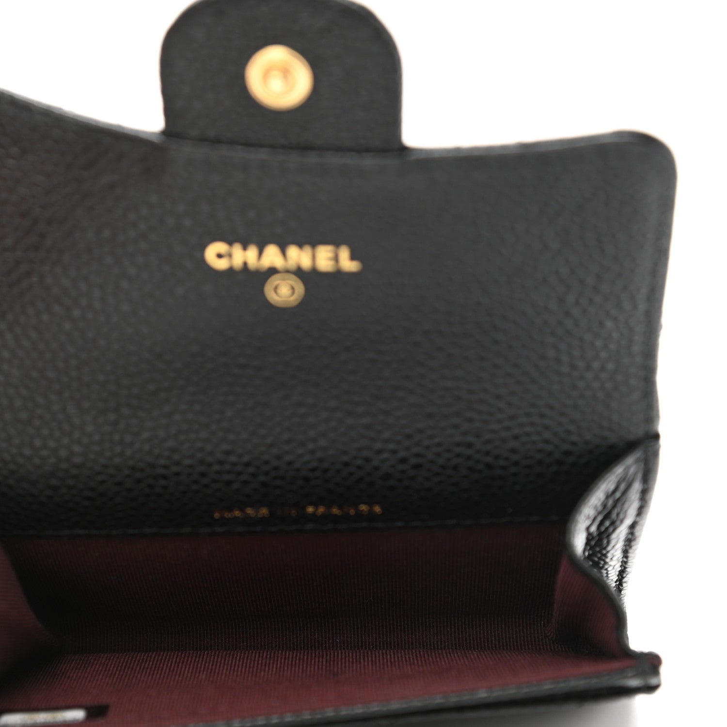 Chanel Caviar Quilted Flap Card Holder Black 5 of 9