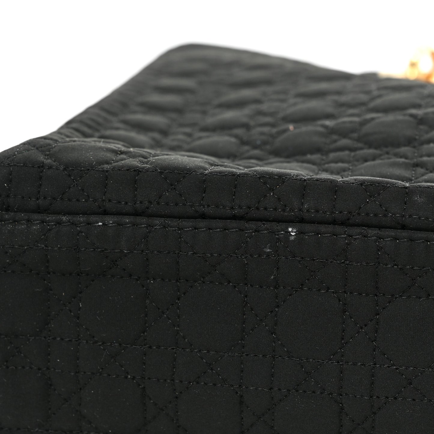 Nylon Cannage Large Lady Dior Black