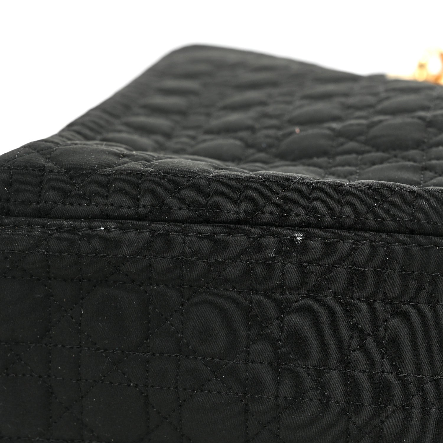 Christian Dior Nylon Cannage Large Lady Dior Black 10 of 17