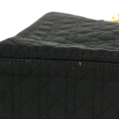 Christian Dior Nylon Cannage Large Lady Dior Black 10 of 17
