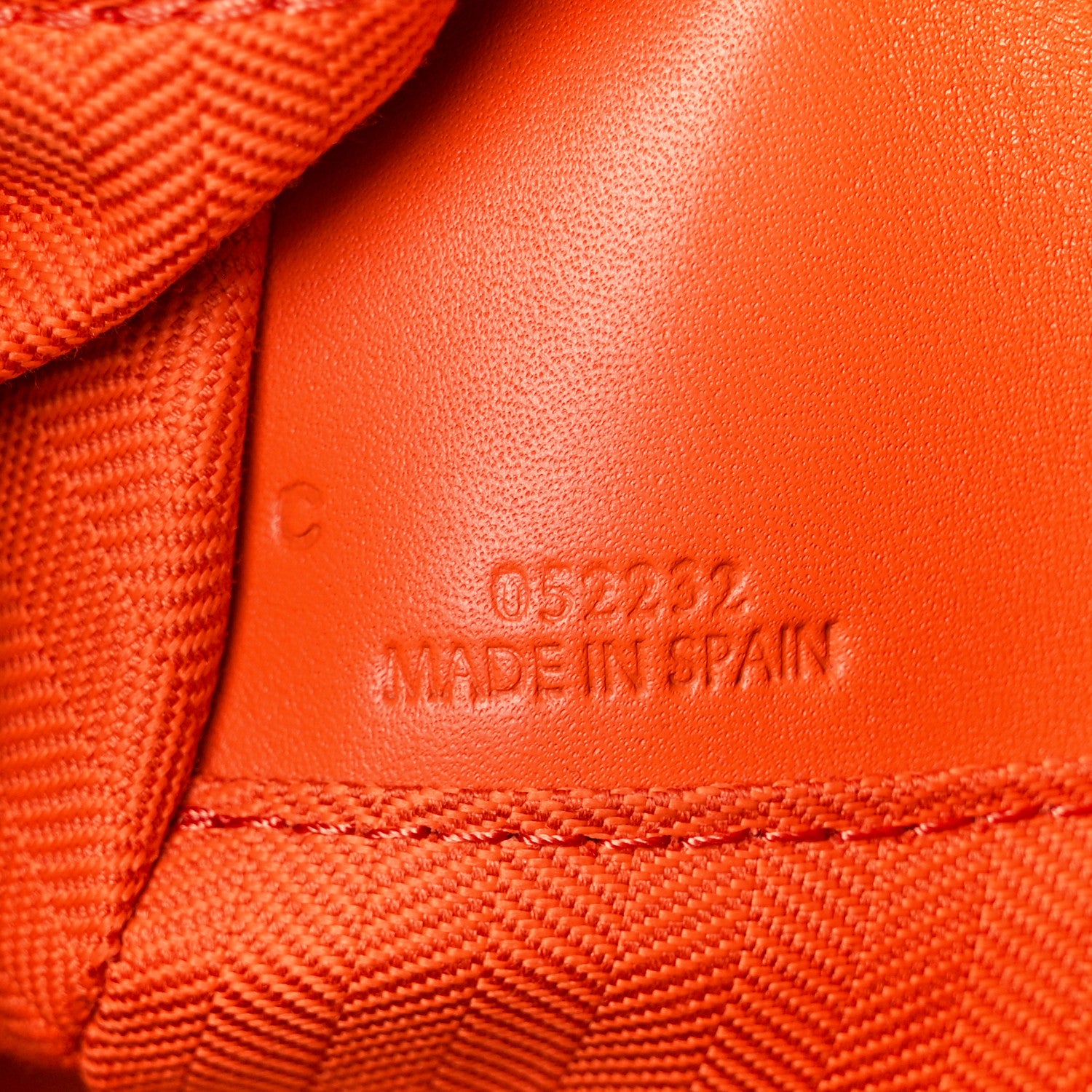 Loewe Satin Calfskin Small Puzzle Bag Orange 8 of 11