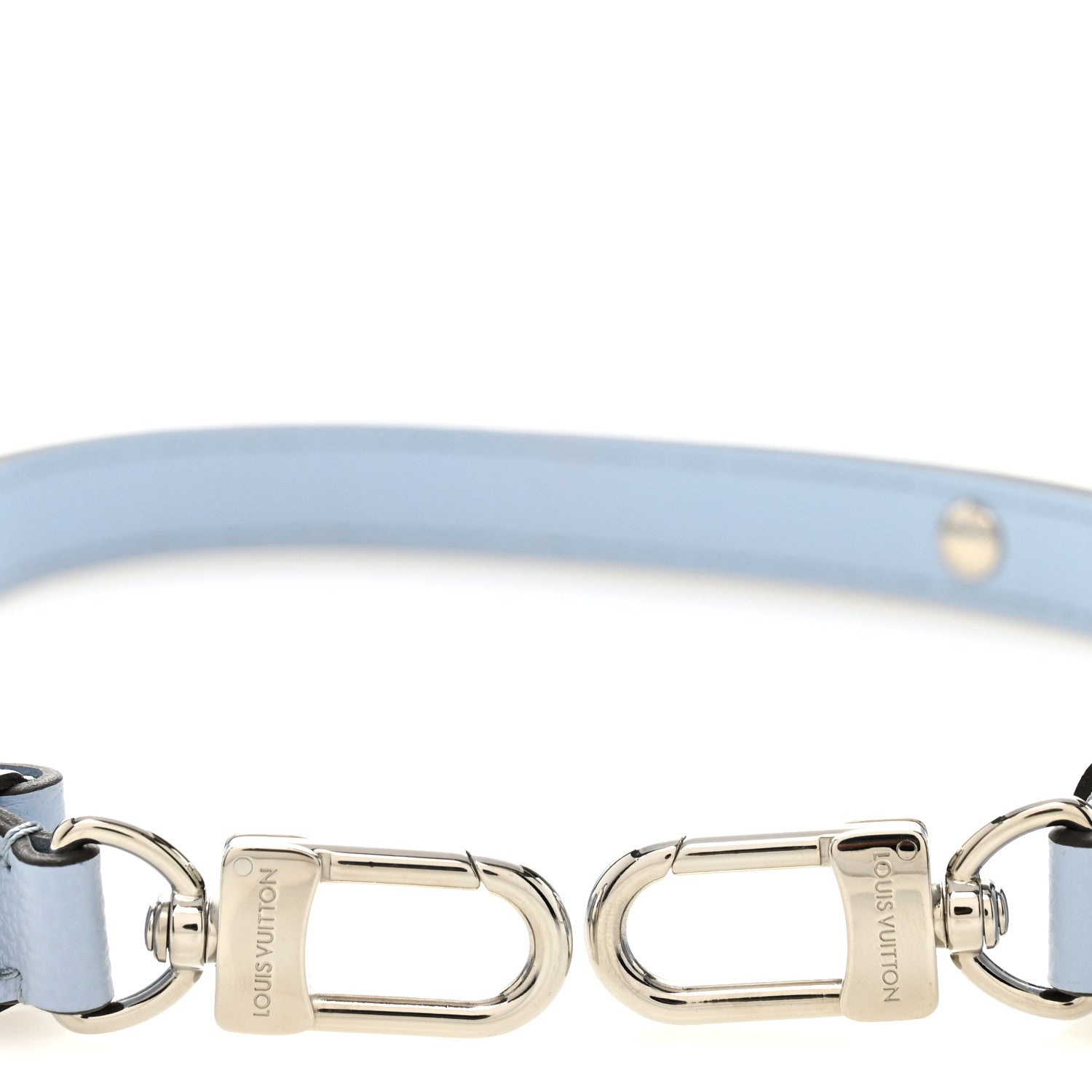 Louis Vuitton Calfskin Adjustable Strap Light Blue 1855465