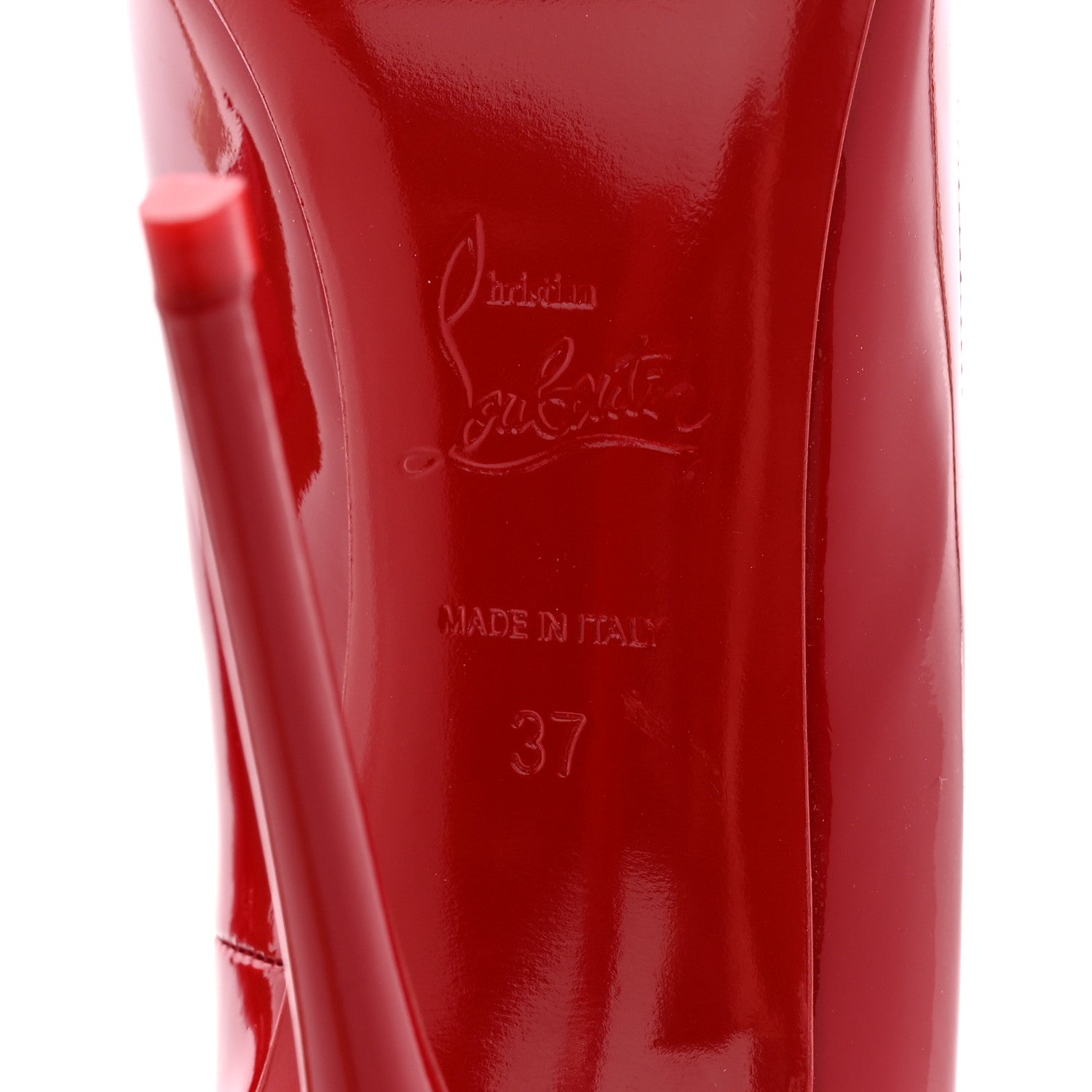 Christian Louboutin Patent So Kate 120 Pumps 37 Flamenco 5 of 13