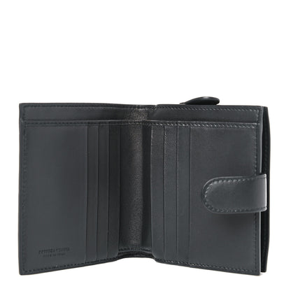 Bottega Veneta Nappa Intrecciato French Flap Wallet Black 5 of 8