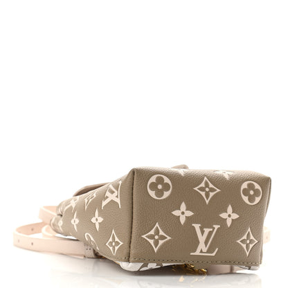 Louis Vuitton Empreinte Monogram Spring In The City Tiny Backpack Kaki Beige Cream 4 of 9