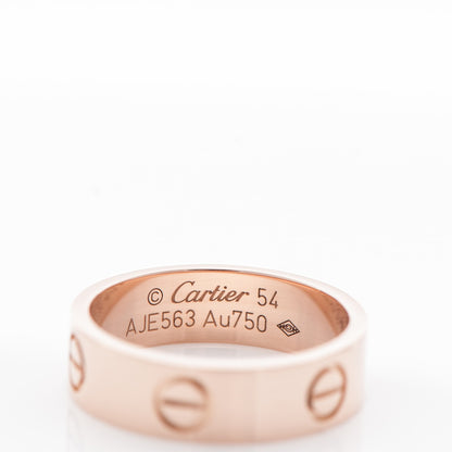 Cartier 18K Pink Gold 5.5mm LOVE Ring 54 7 4 of 4