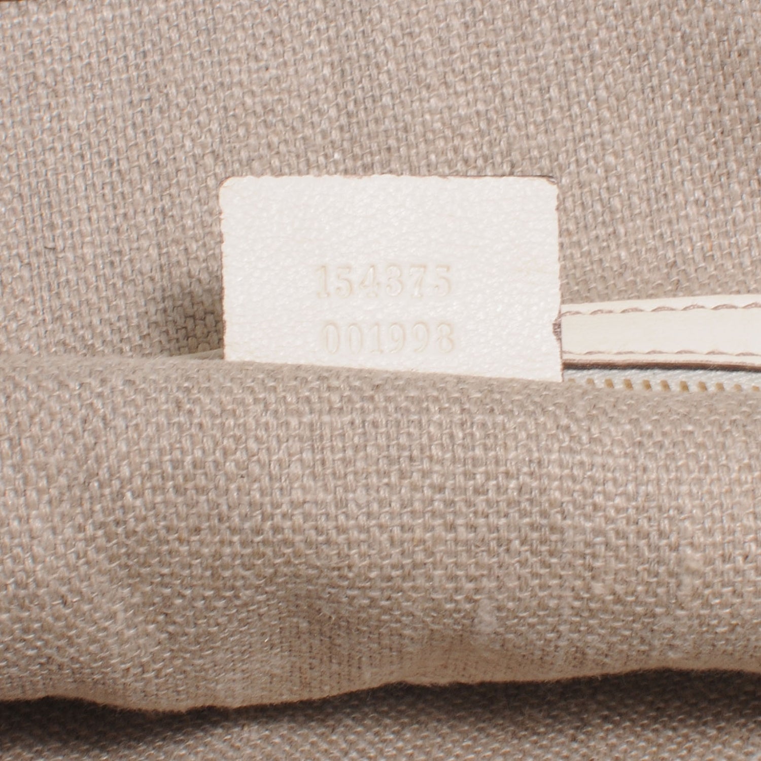 Gucci Calfskin Horsebit Embossed Tote White 7 of 7