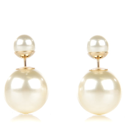Christian Dior Pearl Mise En Dior Tribal Earrings 1 of 4