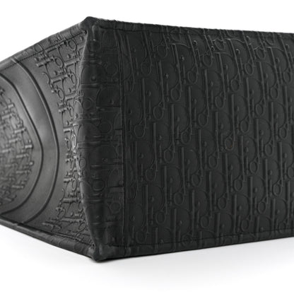 Christian Dior Oblique Calfskin Embossed Large Book Tote Black 9 of 13