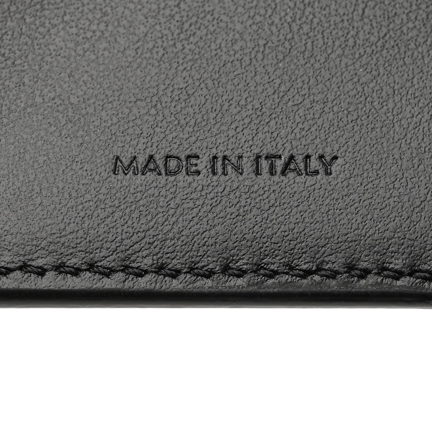 Celine Calfskin Compact Triomphe Wallet With Coin Purse Black 10 of 12