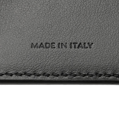 Celine Calfskin Compact Triomphe Wallet With Coin Purse Black 10 of 12