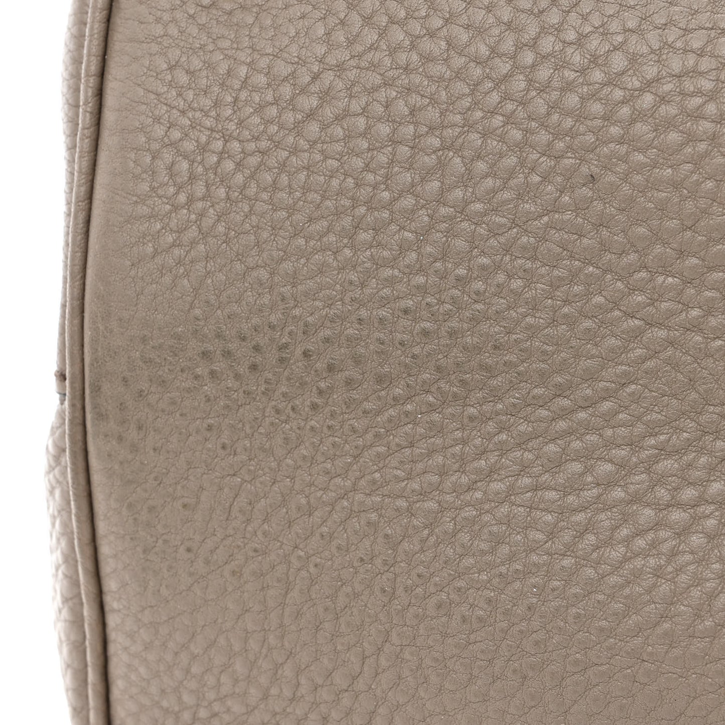 Vitello Daino Shopping Tote Black Argilla