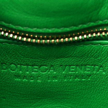 Bottega Veneta Lambskin Maxi Intreccio Padded Chain Cassette Crossbody Bag Racing Green 6 of 10