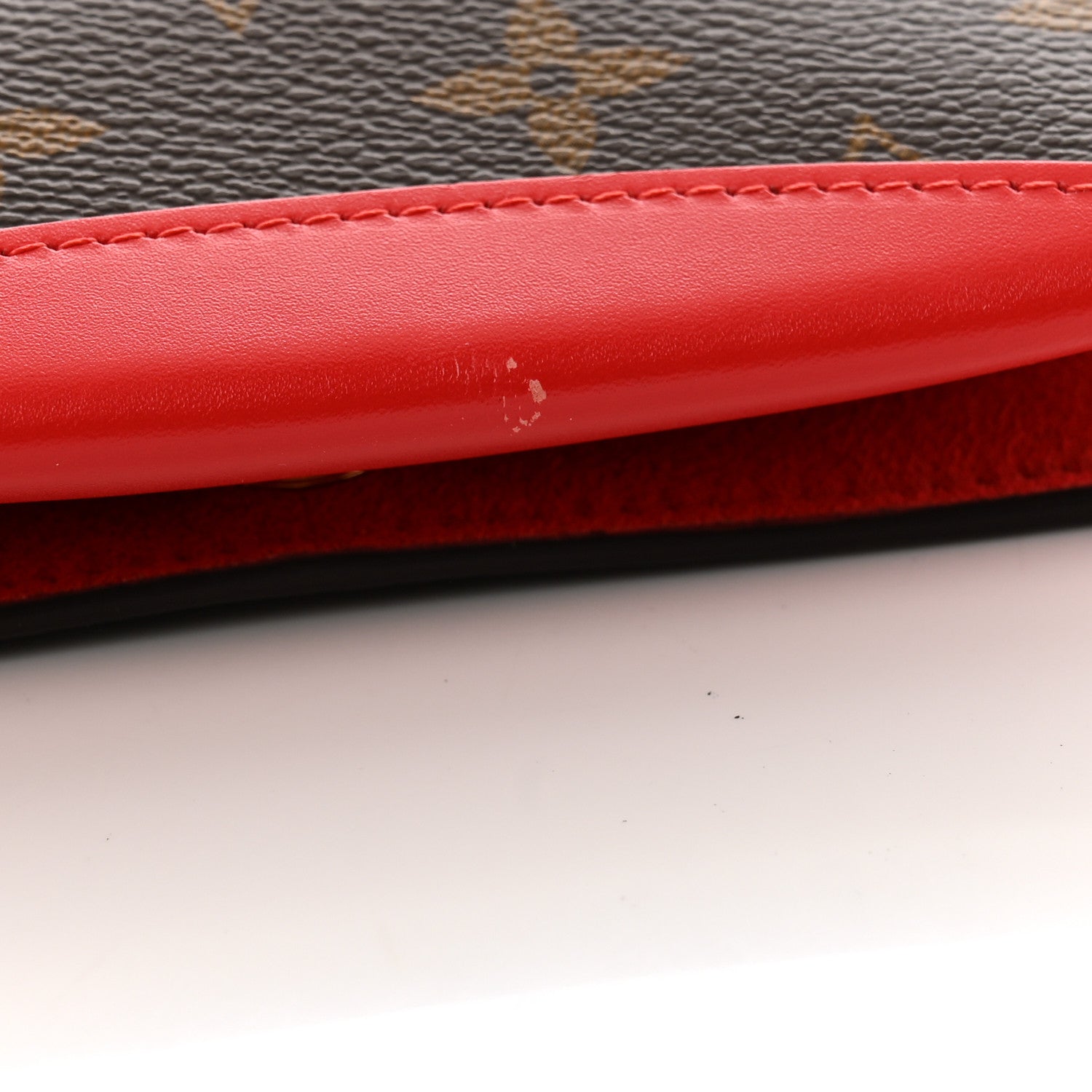 Louis Vuitton Monogram Woody Sunglass Case Rouge 7 of 8