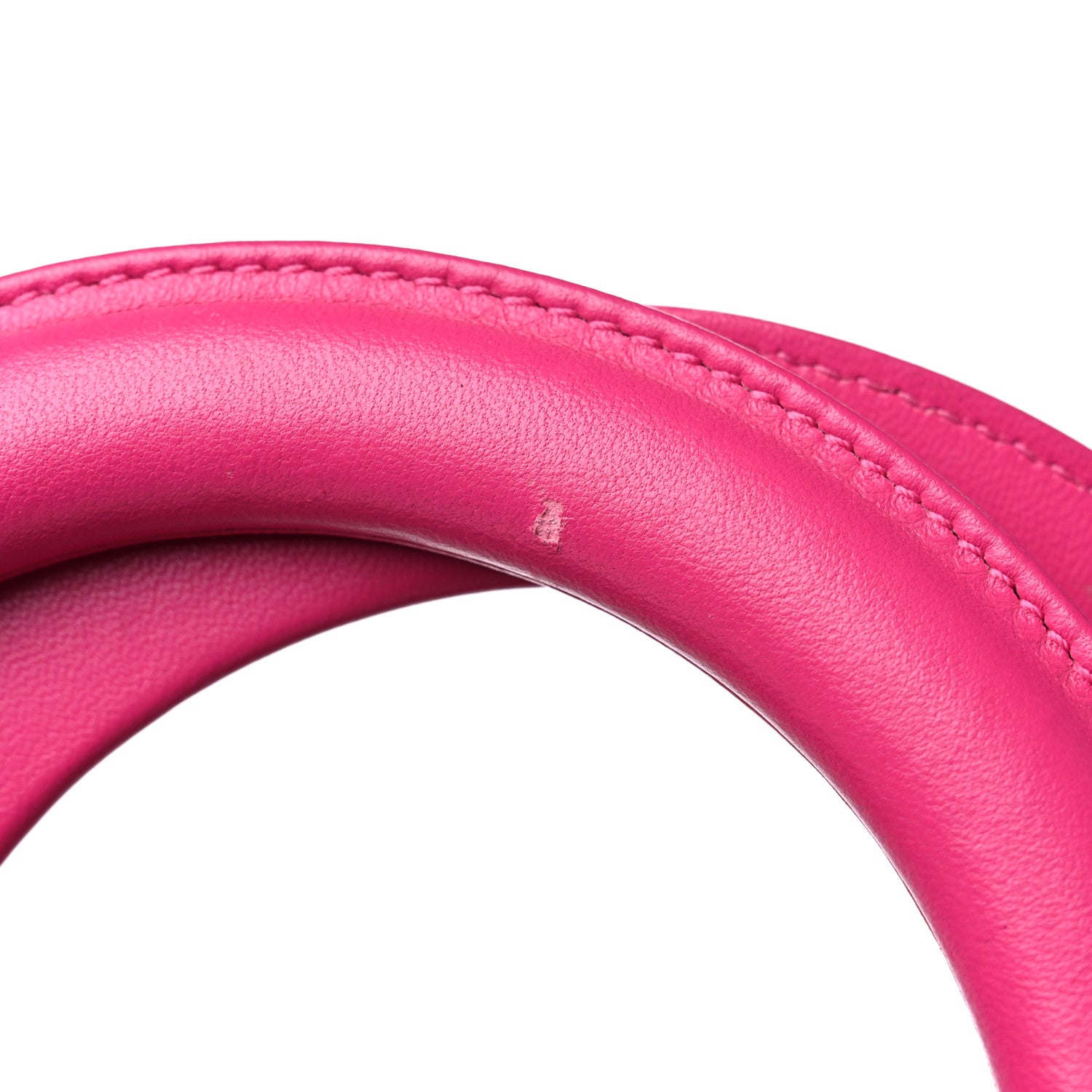 Christian Dior Lambskin Cannage Large Bi-Color Lady Dior Orange Fuchsia 16 of 17