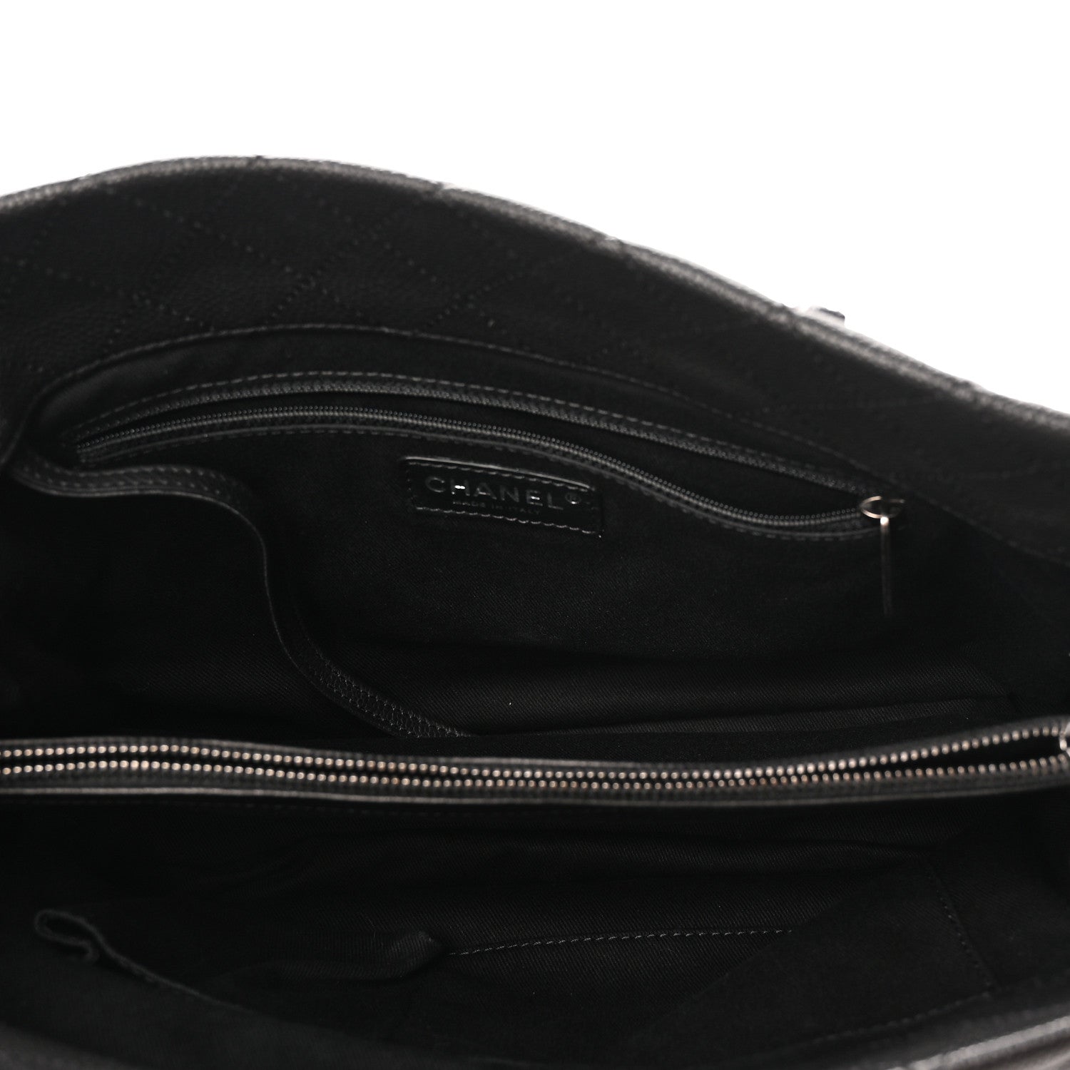 Chanel Caviar Quilted Shopping Tote Black 5 of 10