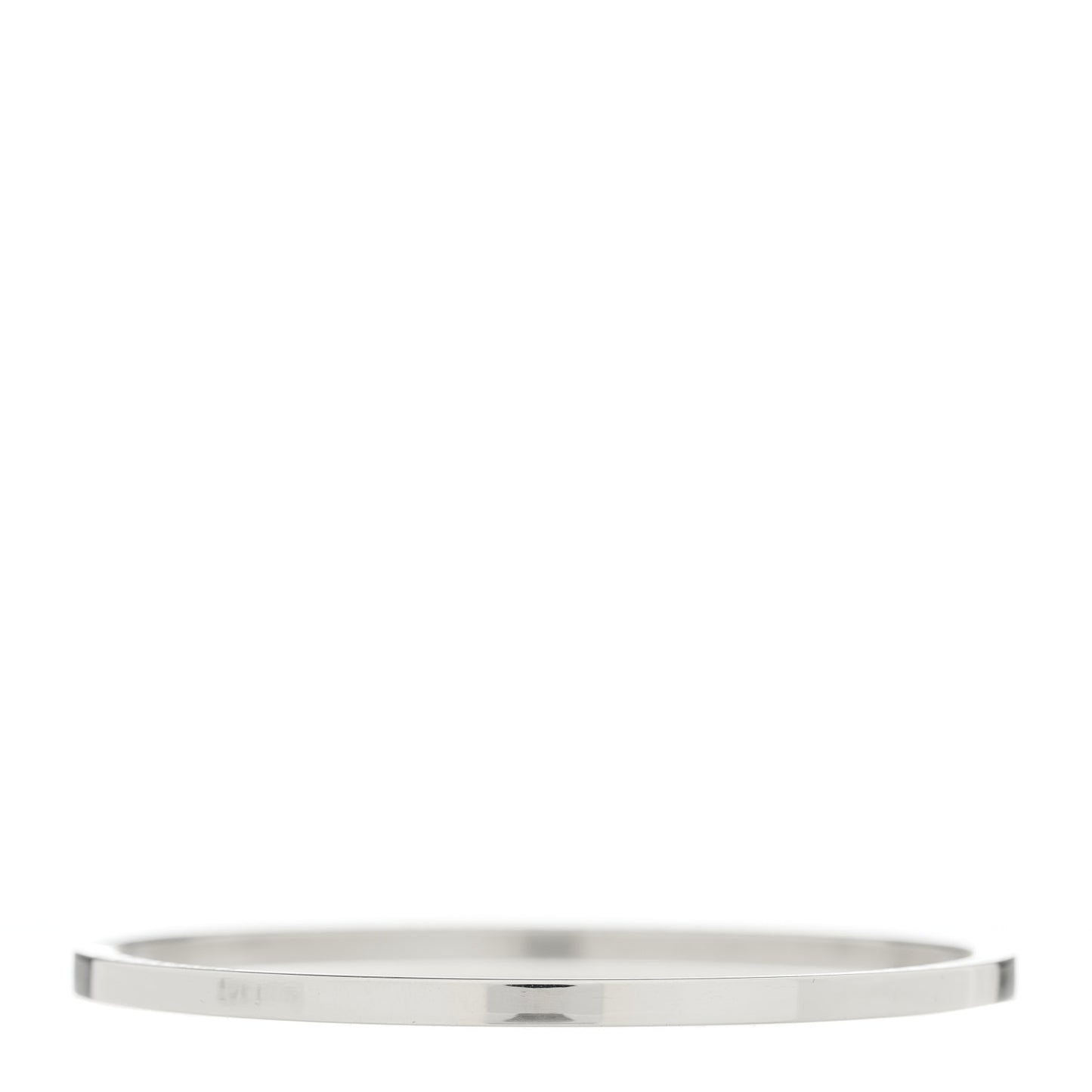 Sterling Silver Logo Bangle Bracelet