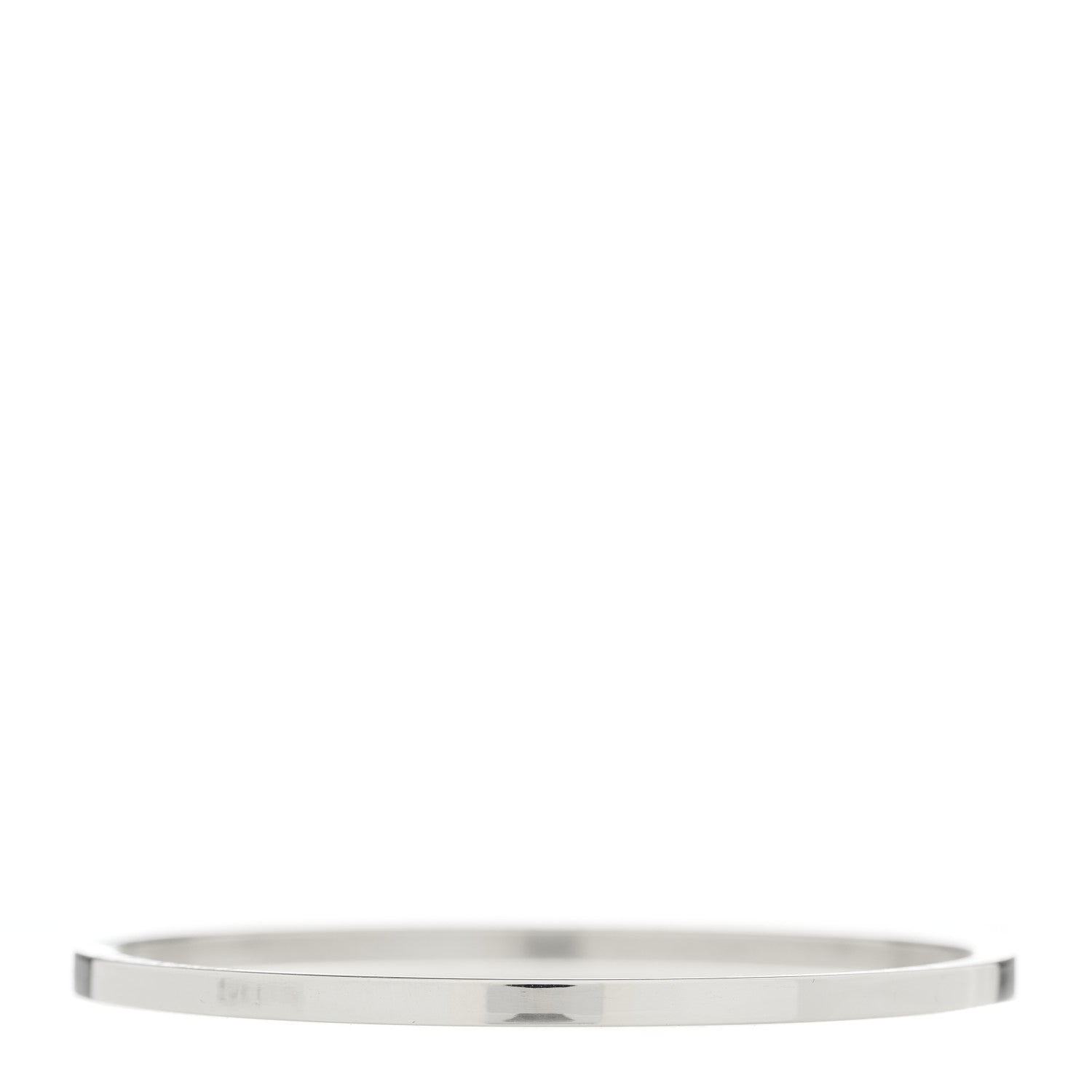 Tiffany Sterling Silver Logo Bangle Bracelet 1 of 4