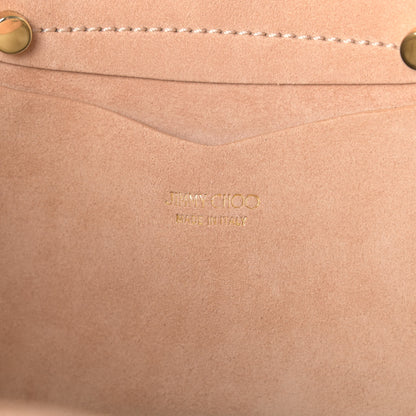 Jimmy Choo Suede Small Flo Tote Powder Pink 6 of 9