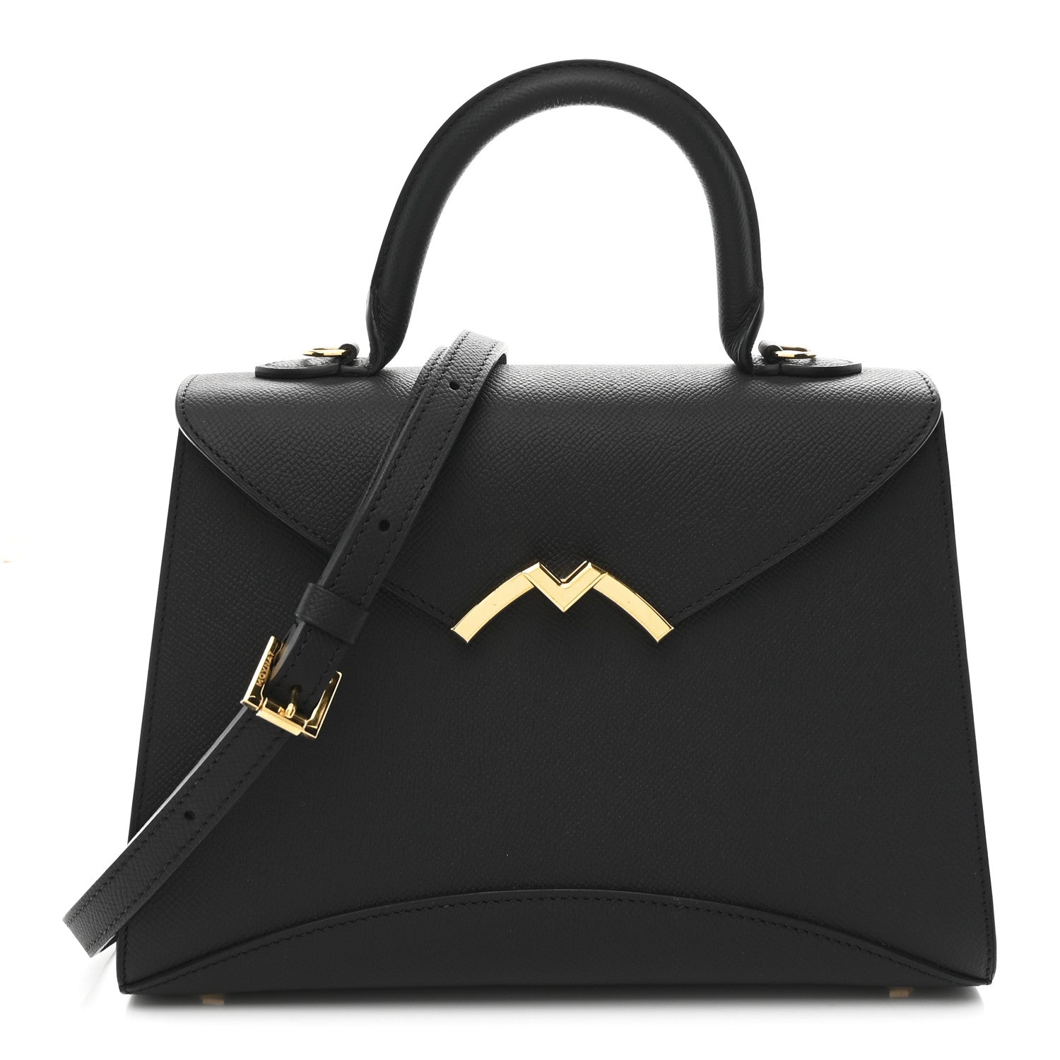 Moynat Carat Calfskin Gabrielle PM Black 1 of 10